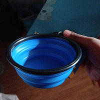 Foldable Silicone Pet Feed Bowl