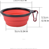 Foldable Silicone Pet Feed Bowl